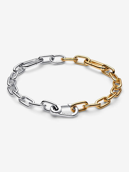 Two-tone Link Chain Bracelet