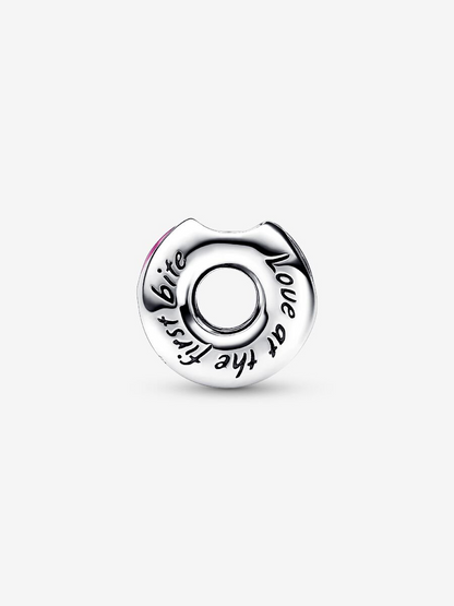 Sparkling Sprinkled Donut Charm