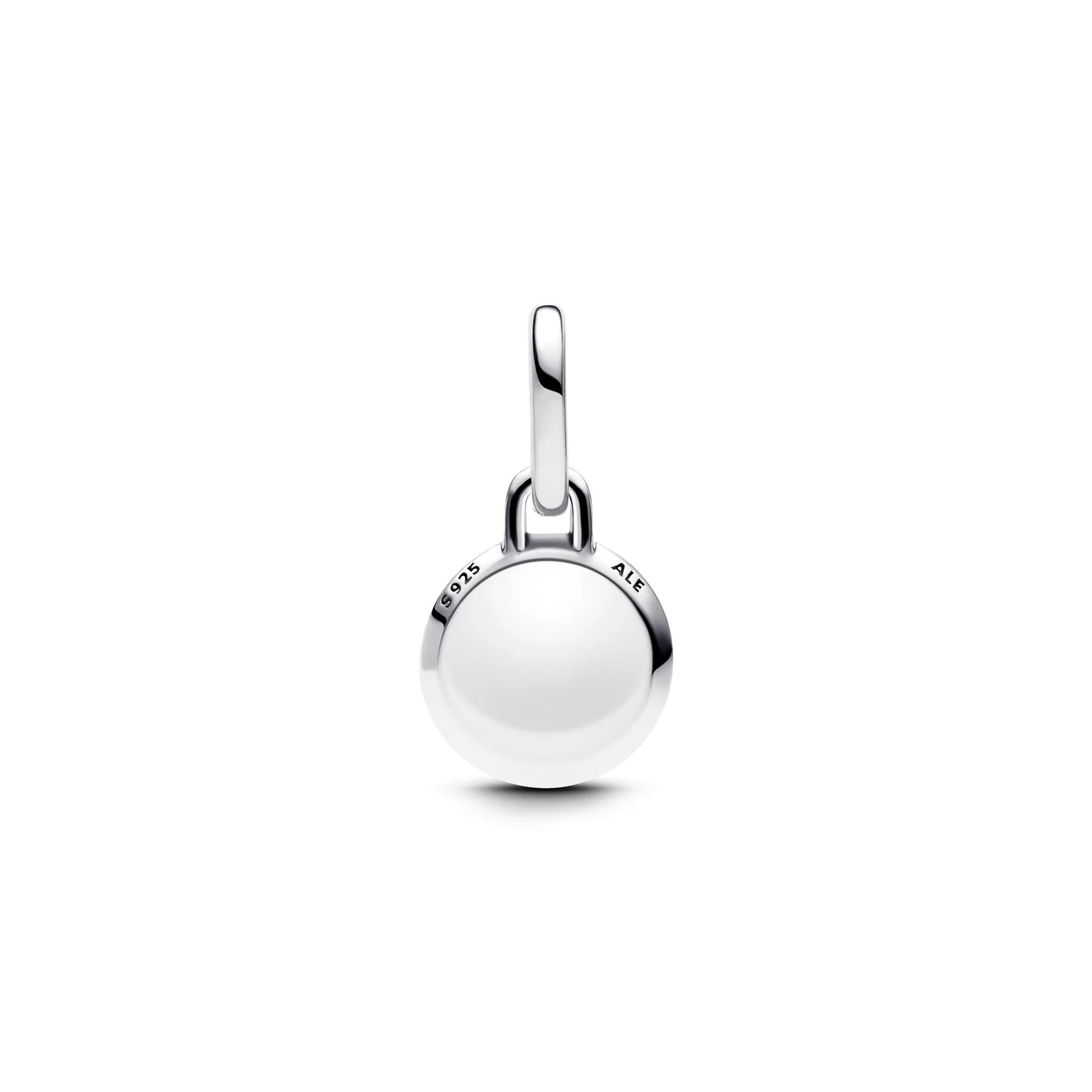 Engravable Evil Eye Sterling Silver Mini Dangle With Murano Glass