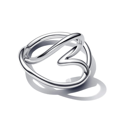 Organically Shaped Heart Ring
Sterling silver