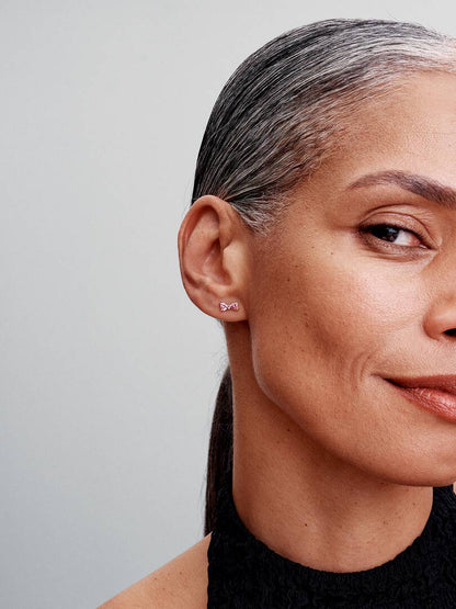 Sparkling Pink Bow Jewelry Gift Set