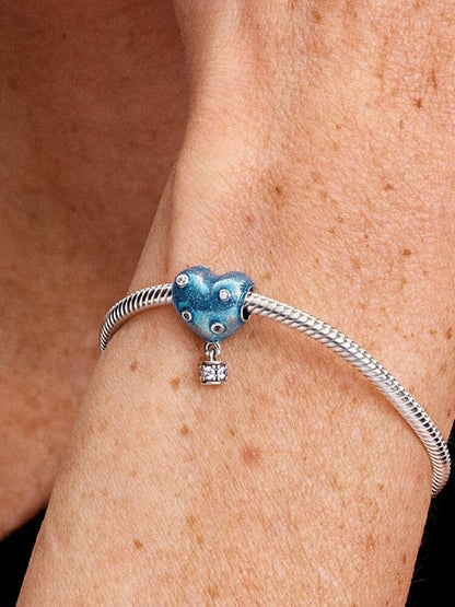FINAL SALE - Hot Air Balloon Heart Charm