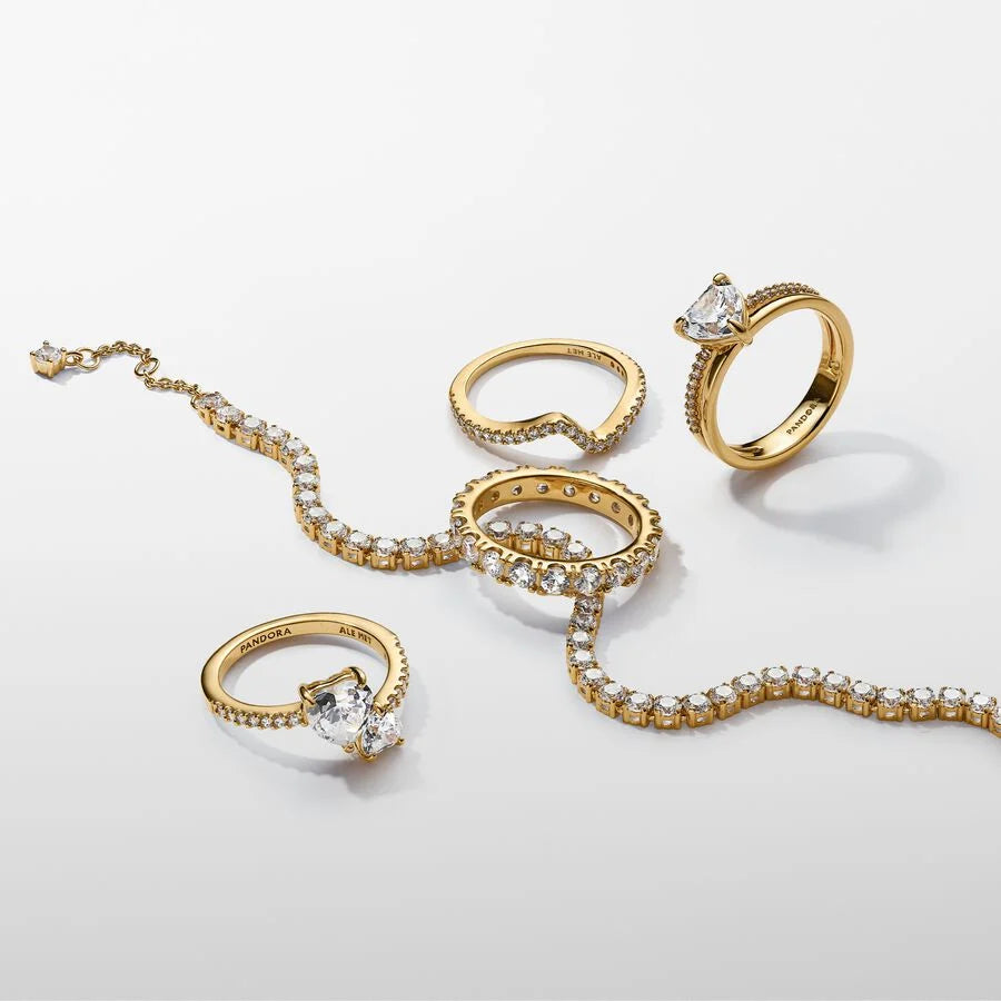 Sparkling Tennis Bracelet 14k gold