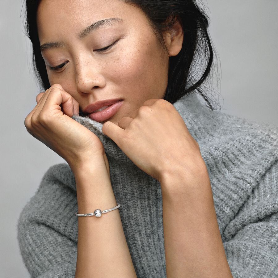 Pandora Silver mesh bracelet