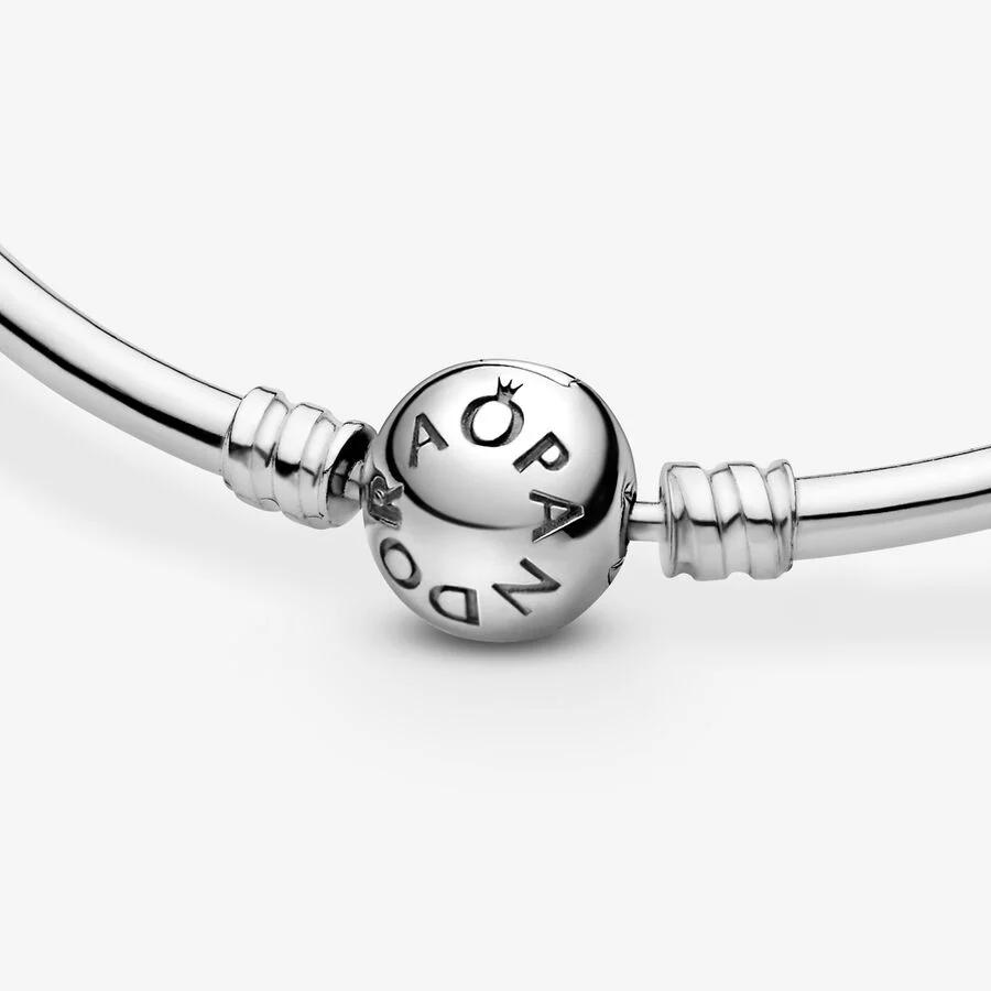 Silver bangle bracelet