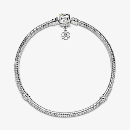 Snake chain sterling silver bracelet