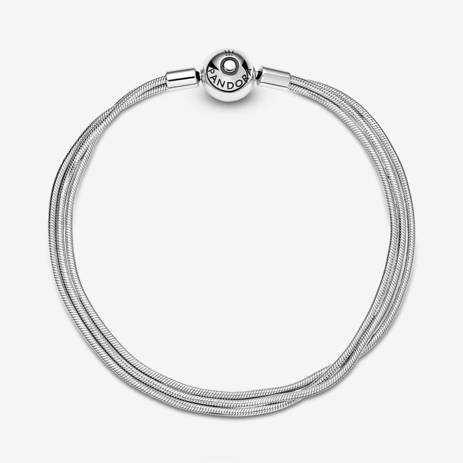 Pandora Moments Multi Snake Chain Bracelet
