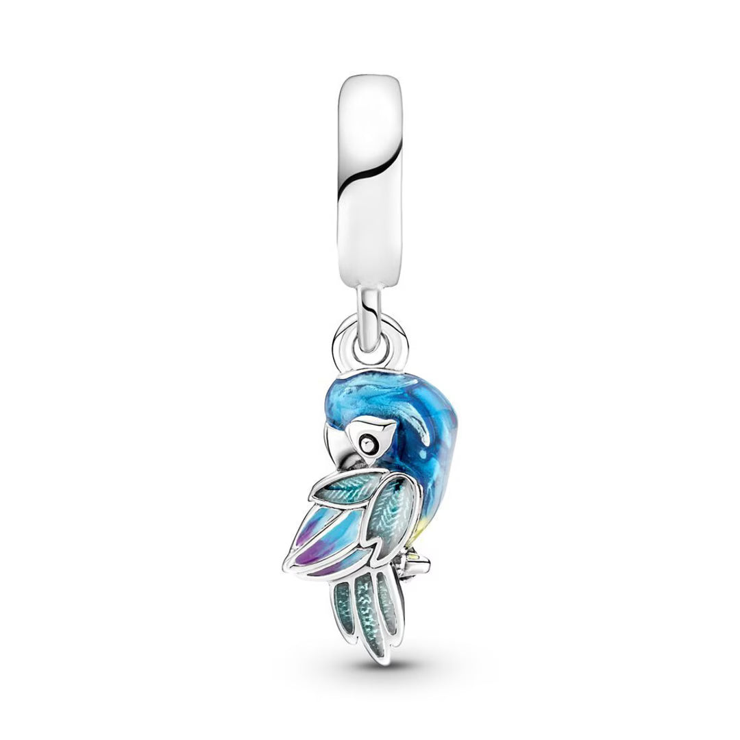 Pandora Moments Jungle Paradise Parrot Charm Pendant