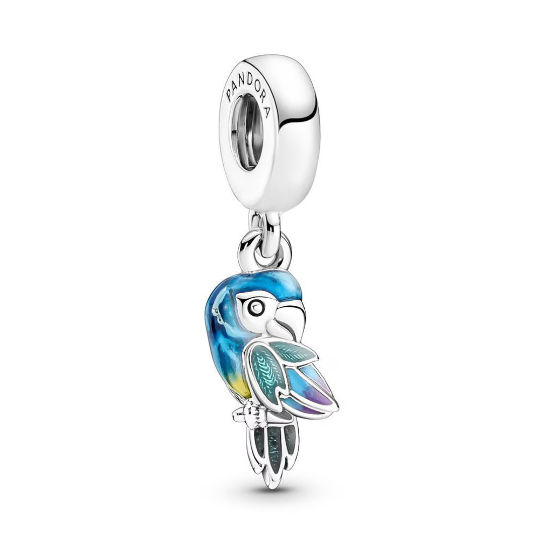 Pandora Moments Jungle Paradise Parrot Charm Pendant