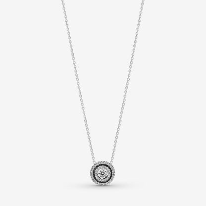 Pandora Sparkling Double Halo Collier Necklace