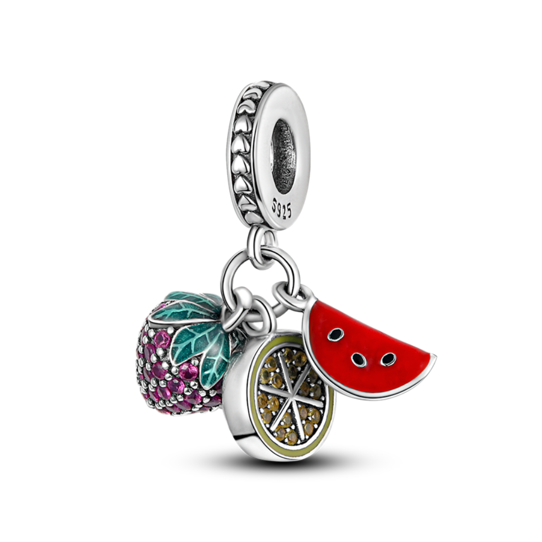 Strawberry,Watermelon, lemon charm